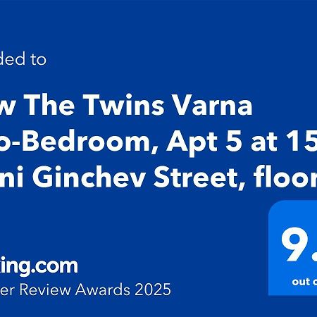 New The Twins Varna Two-Bedroom, Apt 5 At 15 Tsani Ginchev Street, Floor 3 Екстер'єр фото